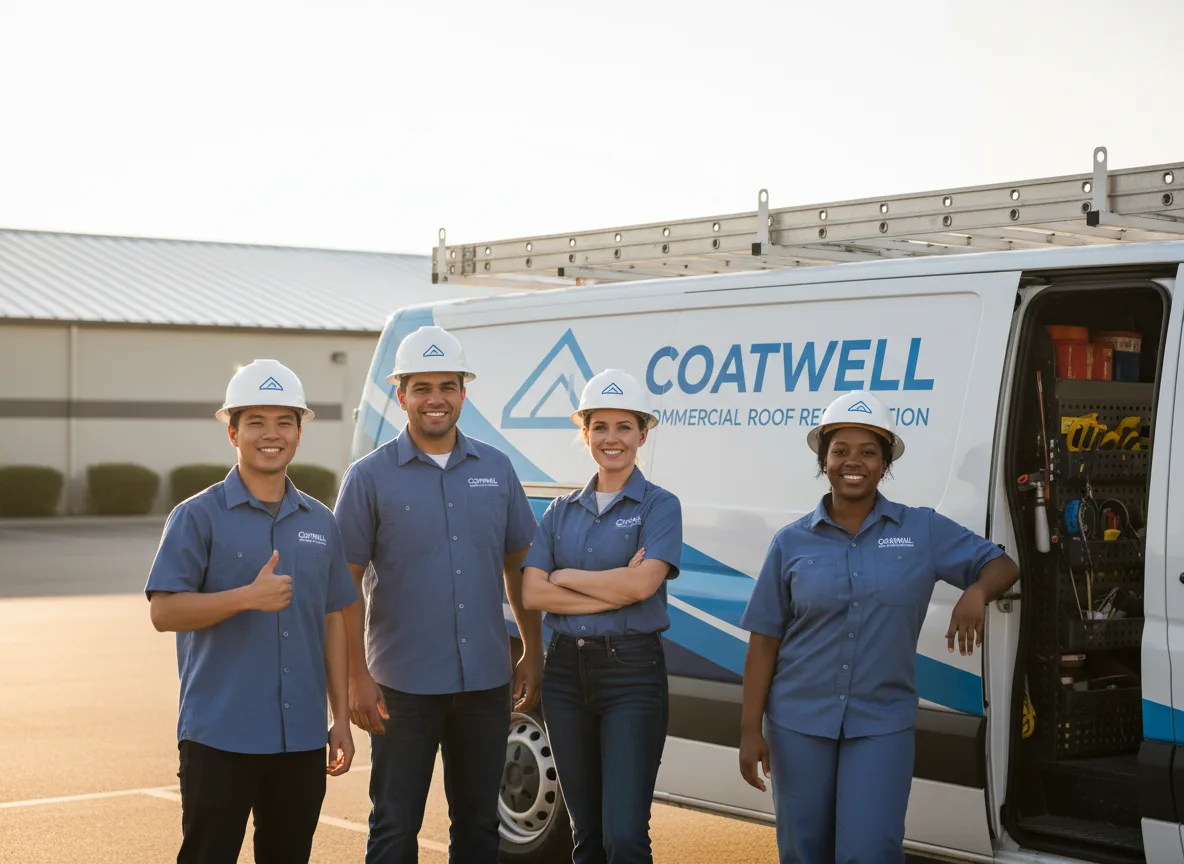 Commercial roof coating company in Leonidas, MI